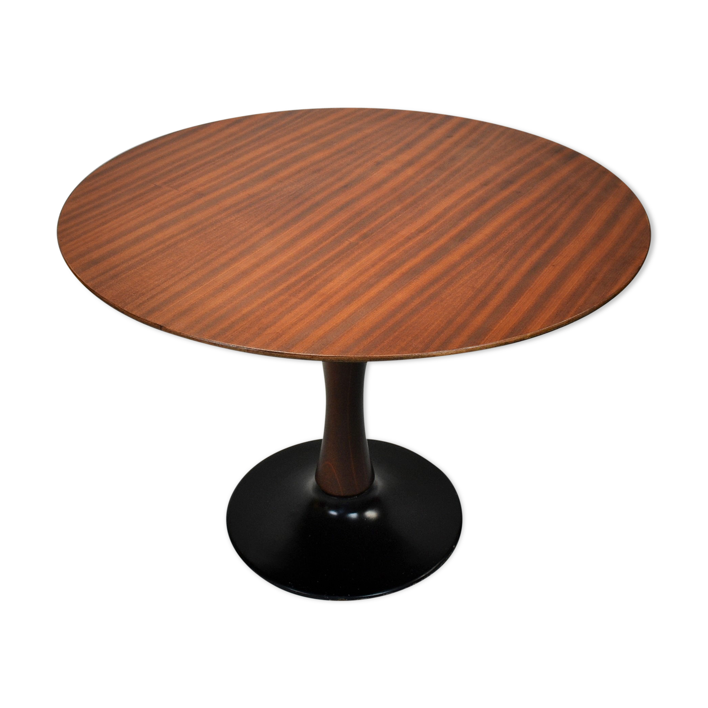 Designed Mahogany Round Dining Table, 1969