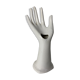 Vase main en faïence blanche