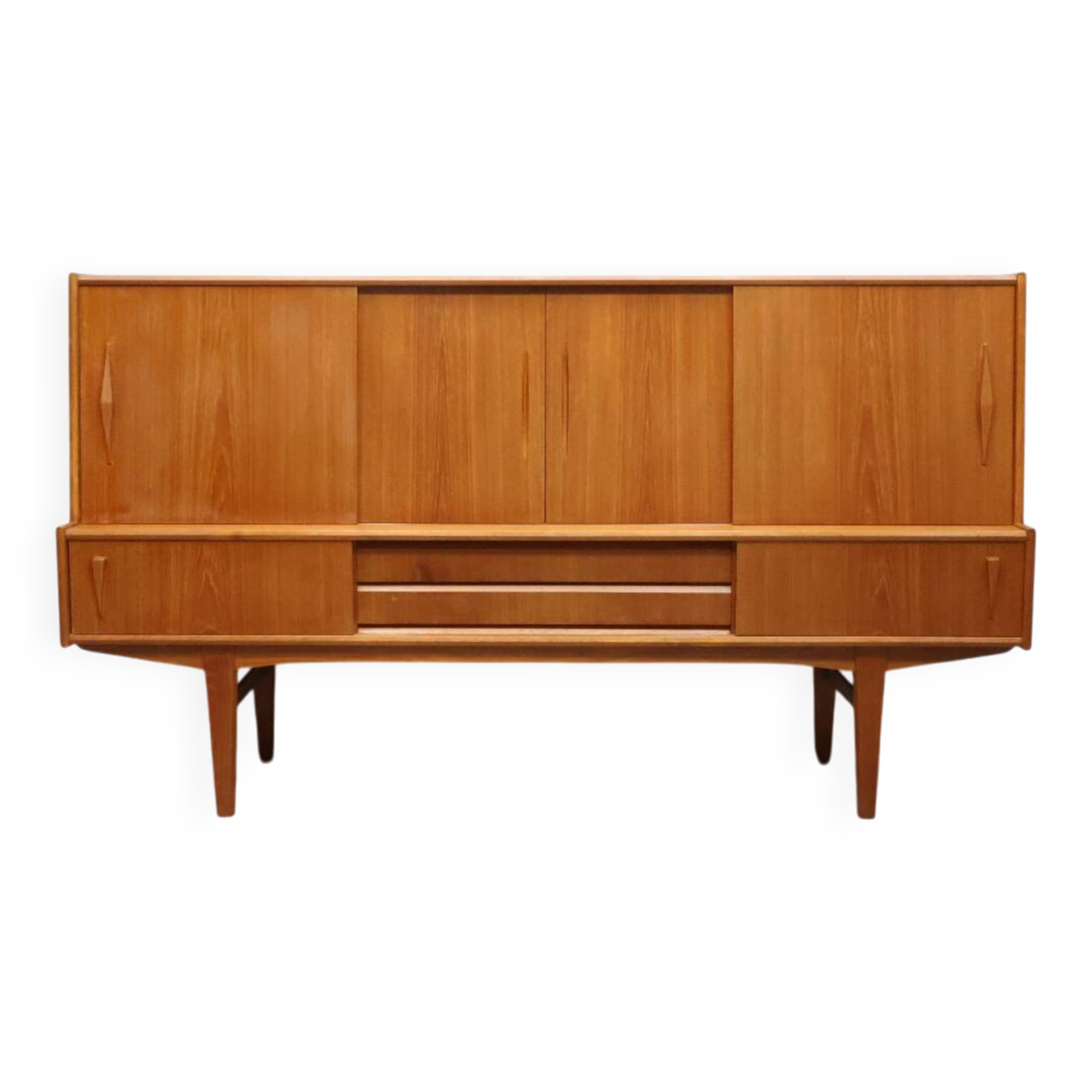 Vintage wandmeubel Deens Teak