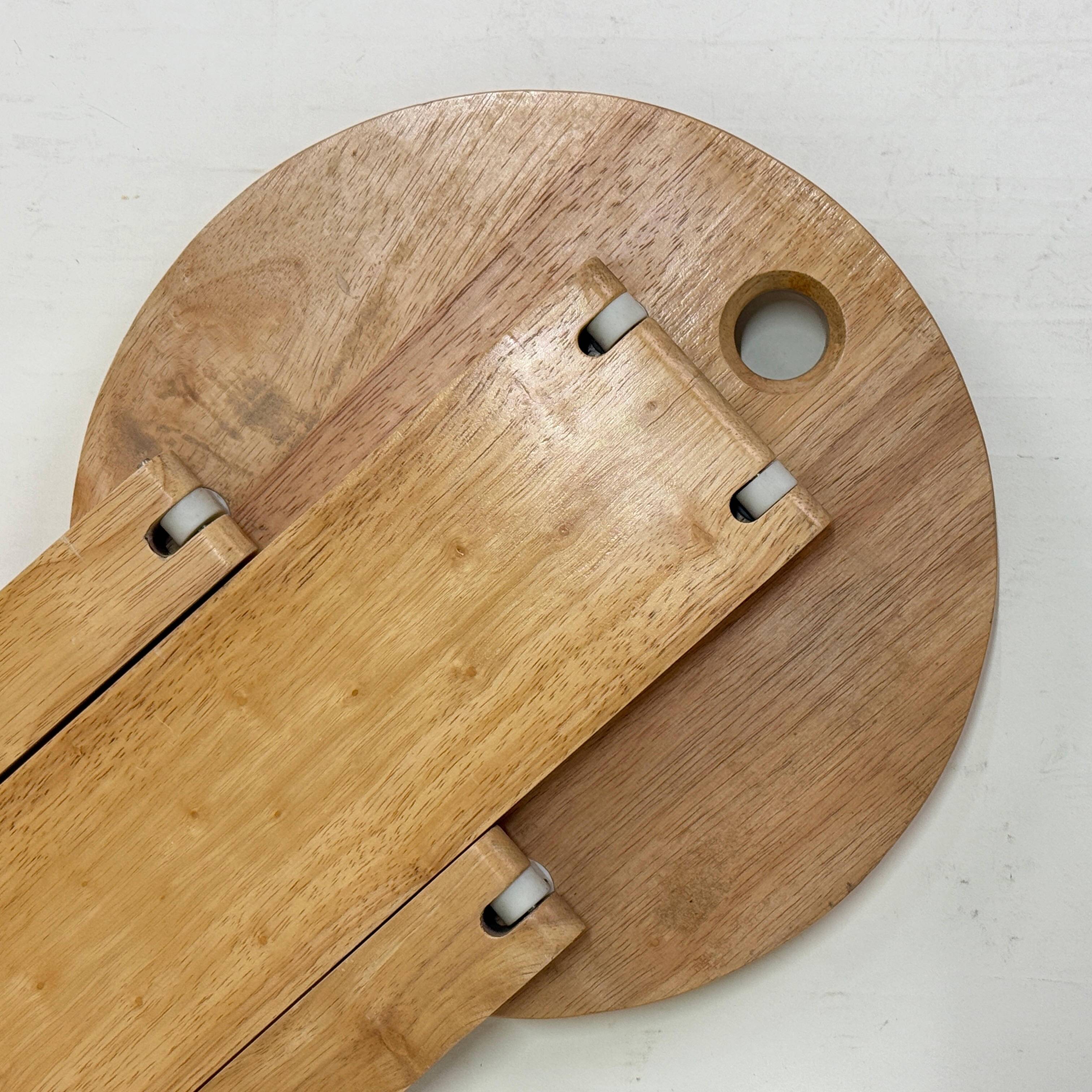 Suzy DLG Roger Tallon Wood Stool - no Charlotte Perriand - Vintage