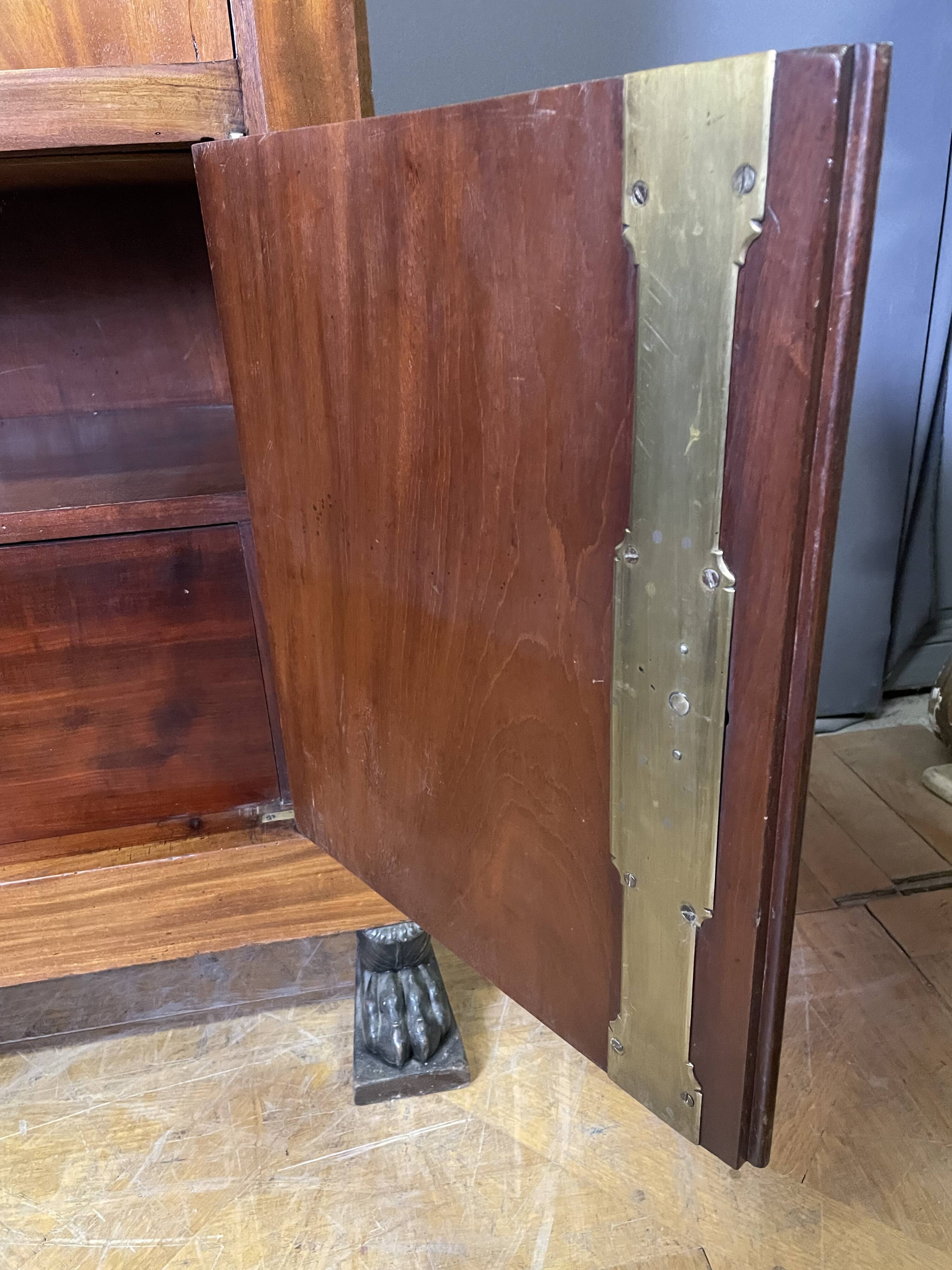 Empire mahogany secretary from the Consulate period.