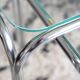 3 metal and glass nesting tables