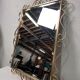 Vintage gold mirror with ornate frame