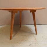 Mid Century maple round coffee table 1960's