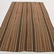6x9 Soft Brown TURKISH VINTAGE KILIM RUG, Tribal Kilim Rug, 185x275 Cm