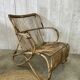 Paire de fauteuils en rotin vintage