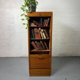 Vintage curtain file cabinet