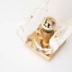 Single 1970’s Murano Glass ‘curved’ Wall Sconce by AV Mazzega