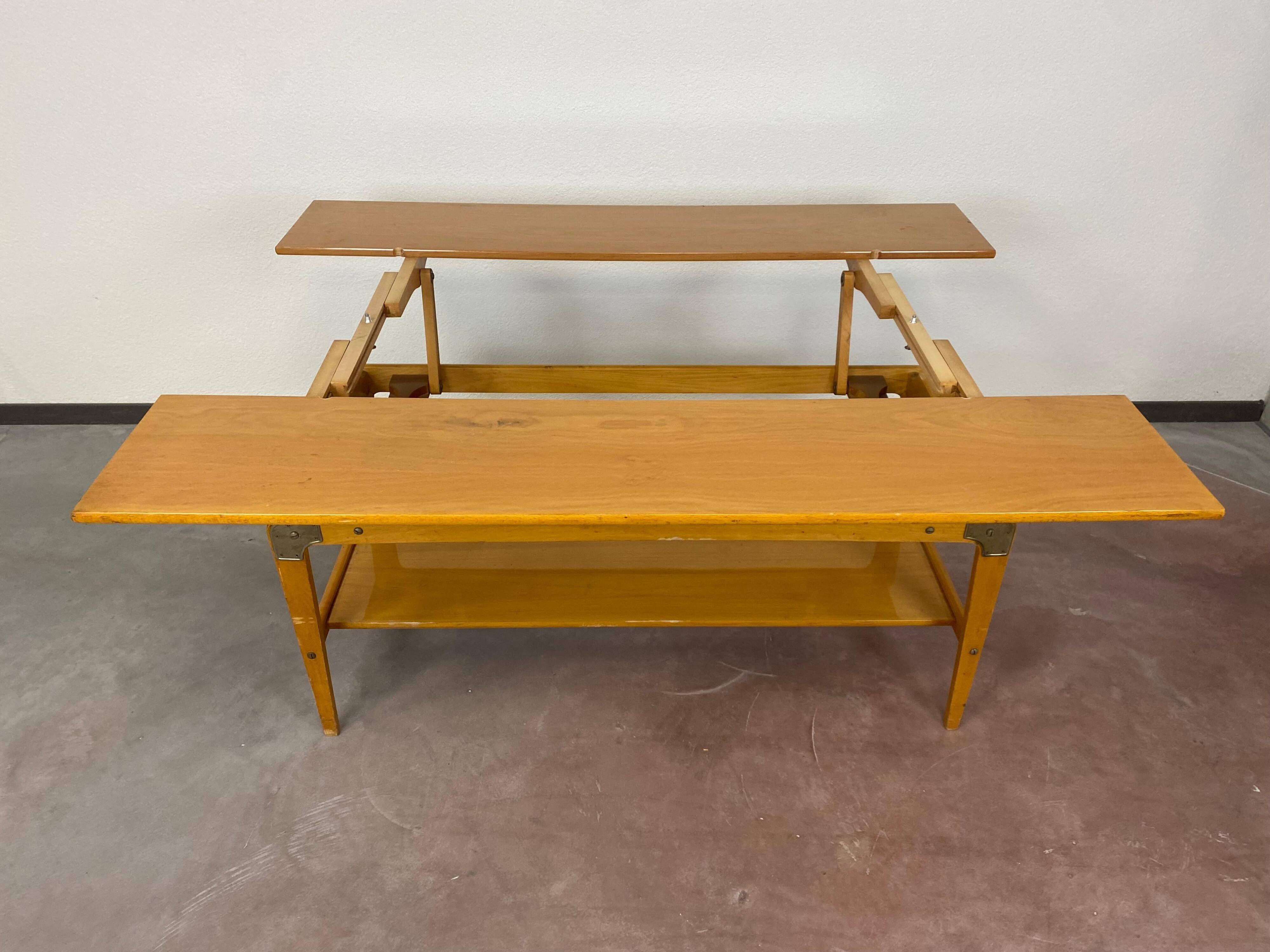 Vintage adjustable conference table