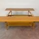 Vintage adjustable conference table