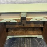 Wooden buffet in a revamped Art Deco style