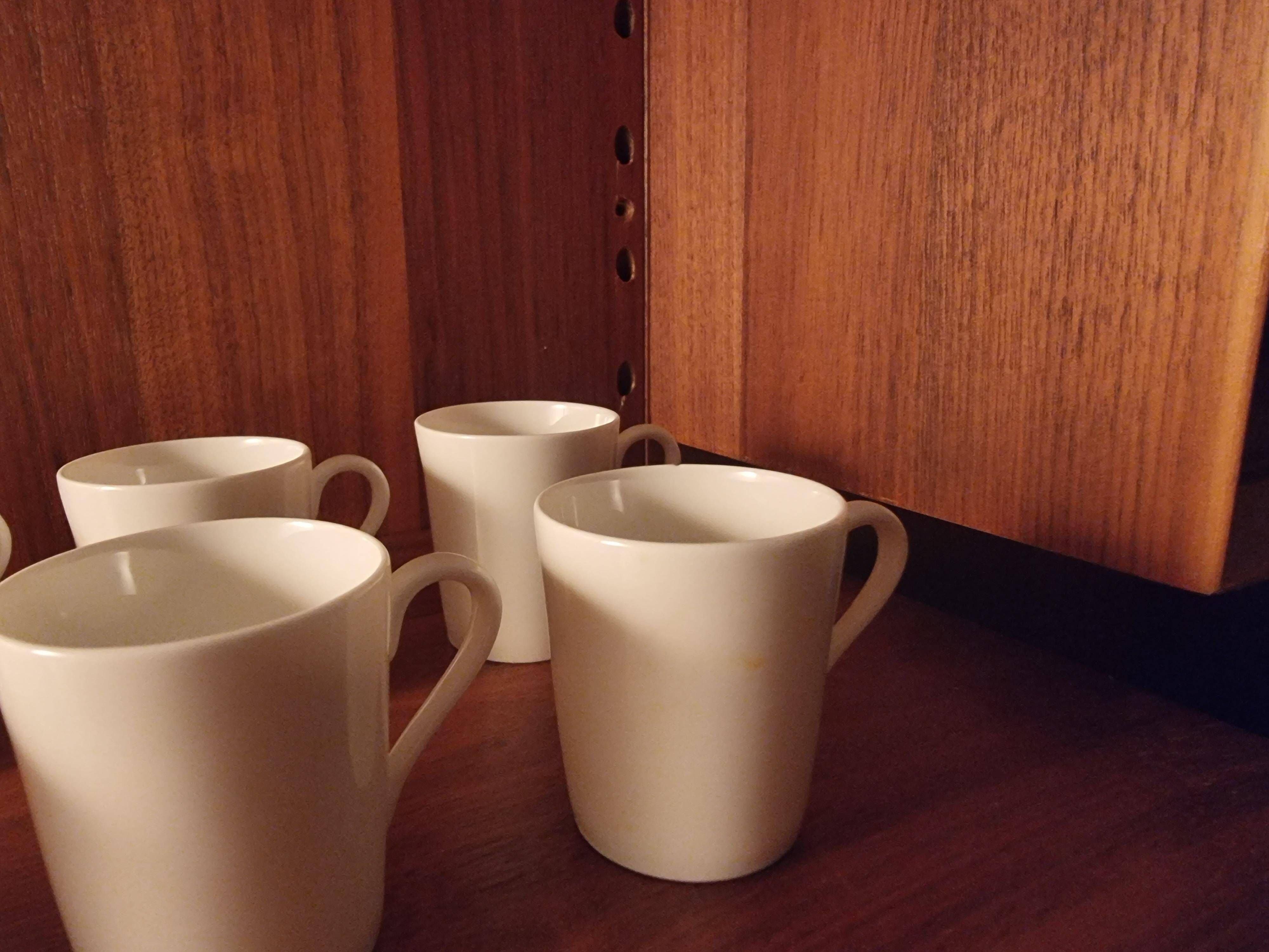 Stig Lindberg, 10 porcelain espresso cups from Gustavsberg, Scandinavian Modern.