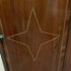 Louis XVI style notch Coin Marquetry 19th century star