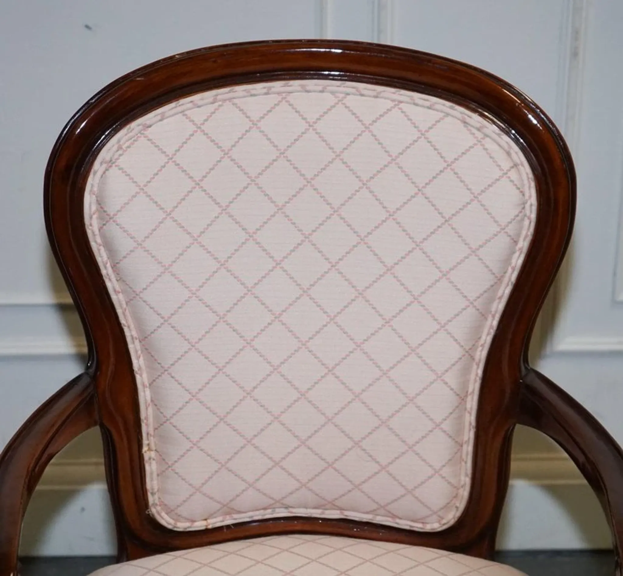 Vintage Walnut Lounge Chair, France