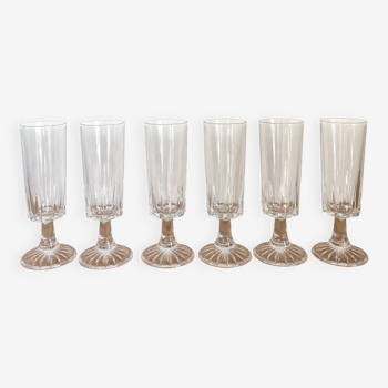 RCR champagne flutes model Zeus - crystal - vintage