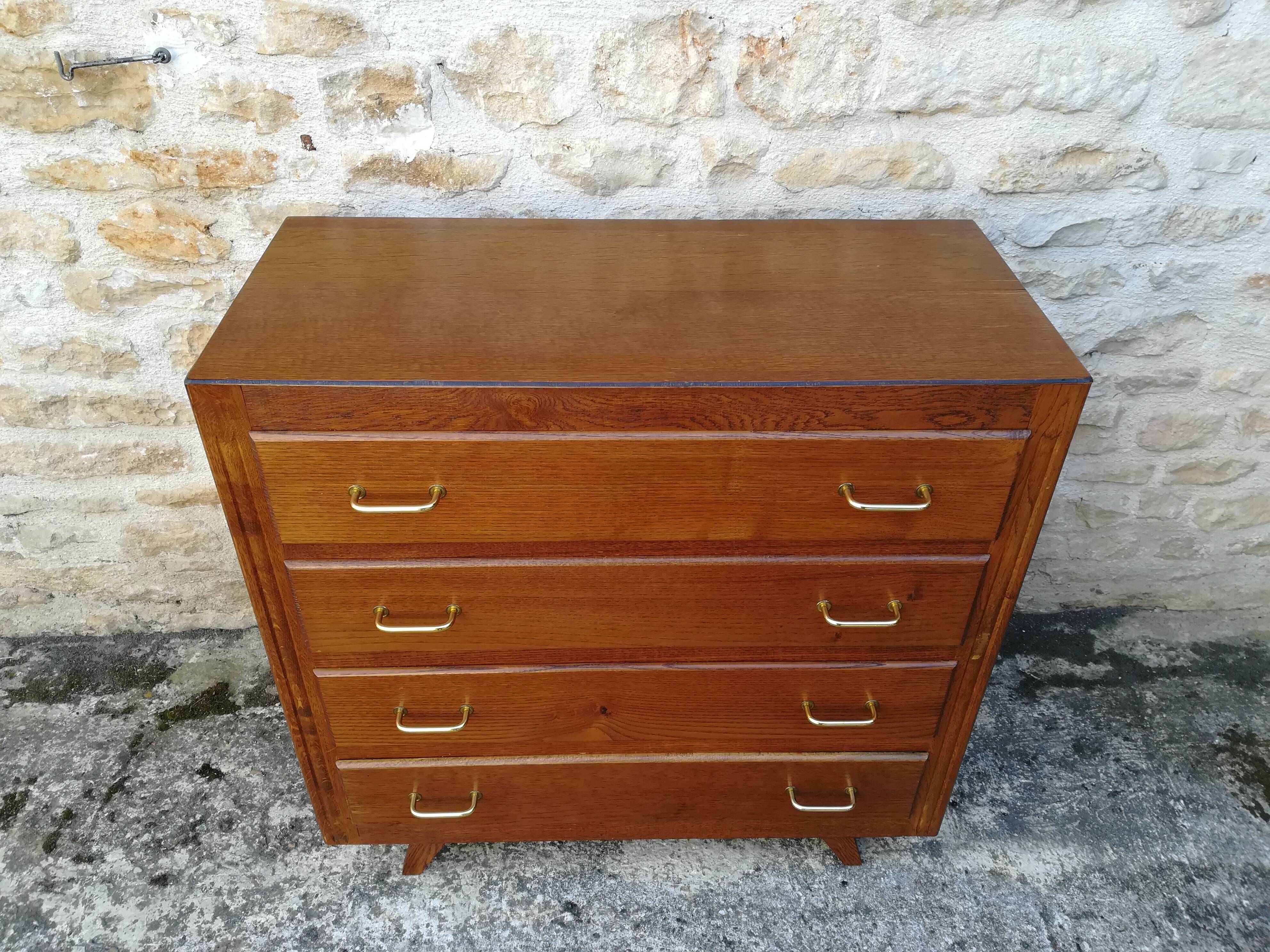 Commode vintage en chêne