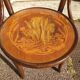 Lot de 6 chaise en bois - bistrot - terrasse - vintage