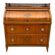 Bureau à abattant Biedermeier en placage de cerisier et en laiton, 1820