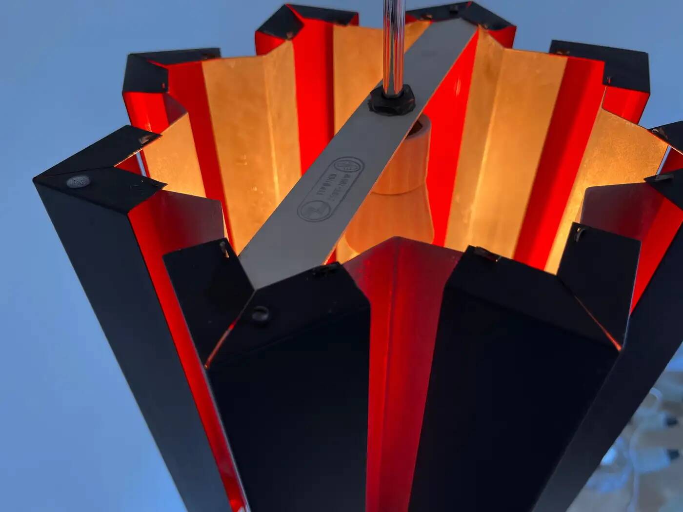 Rare design Space Age UFO pendant by Napako, 1970s