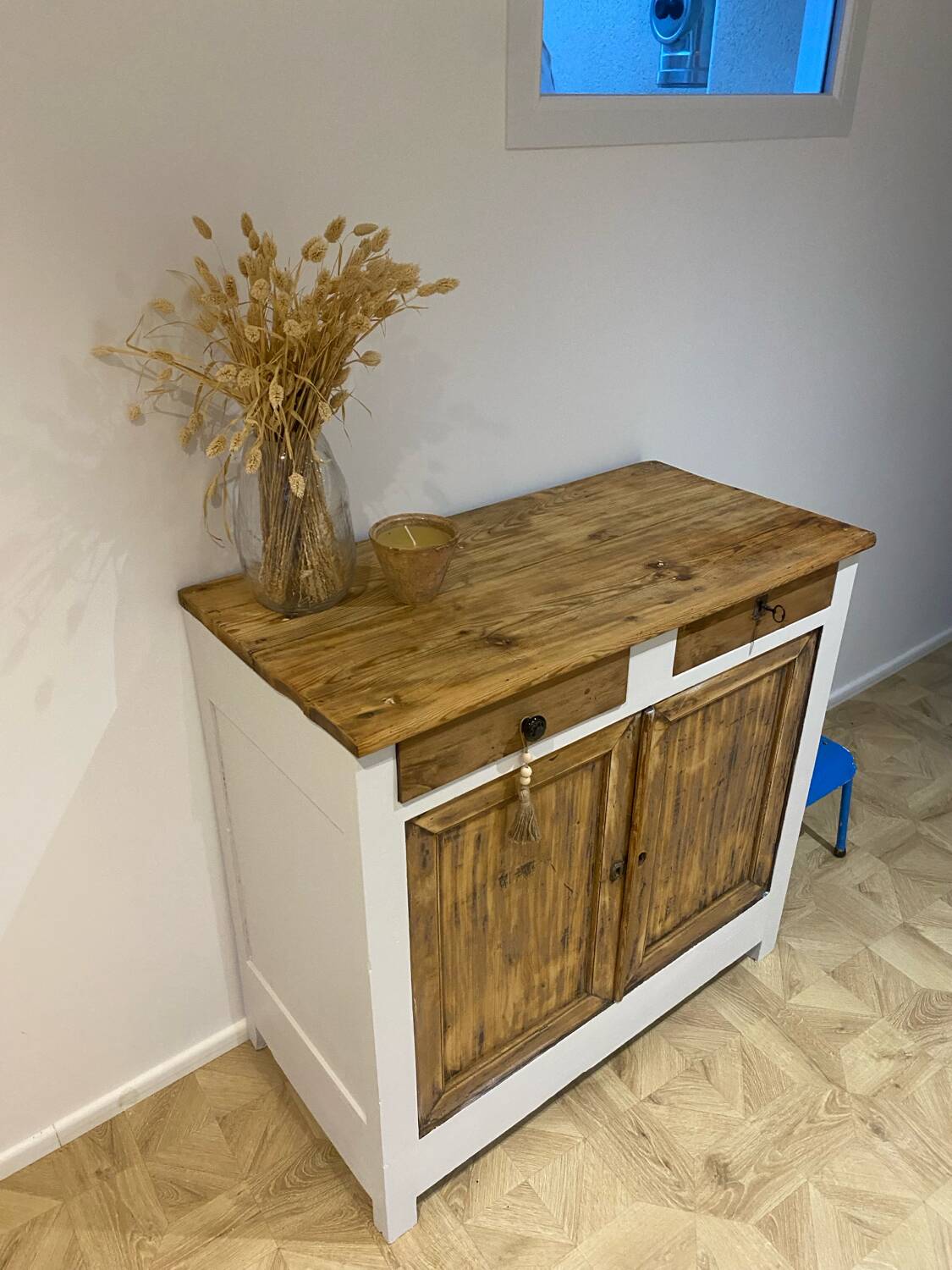 Old wooden sideboard
