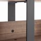Severin Library 1 American walnut and matte black steel