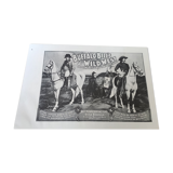 Vintage Double-Sided Circus Poster