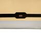 Vintage Ebonized Beech, Brass, Skai and Glass Coat Rack, Italy