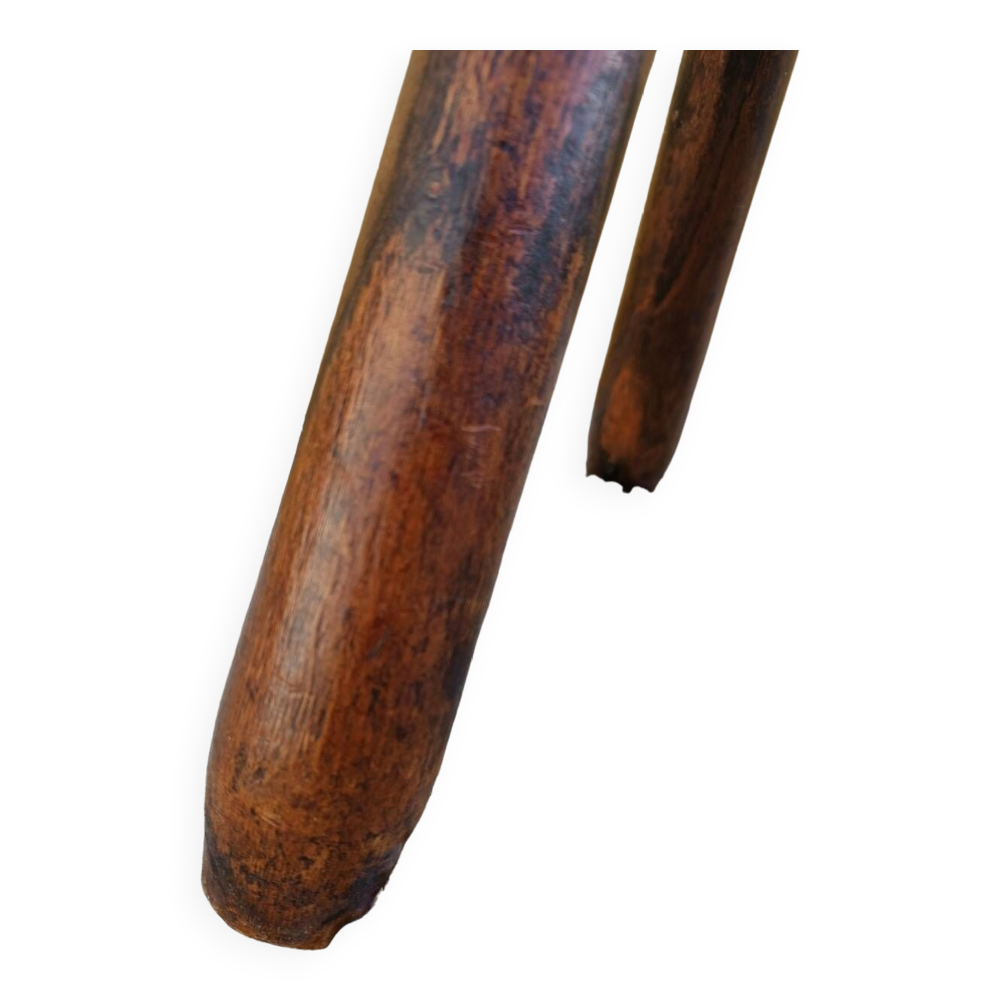 Solid wood tripod stool