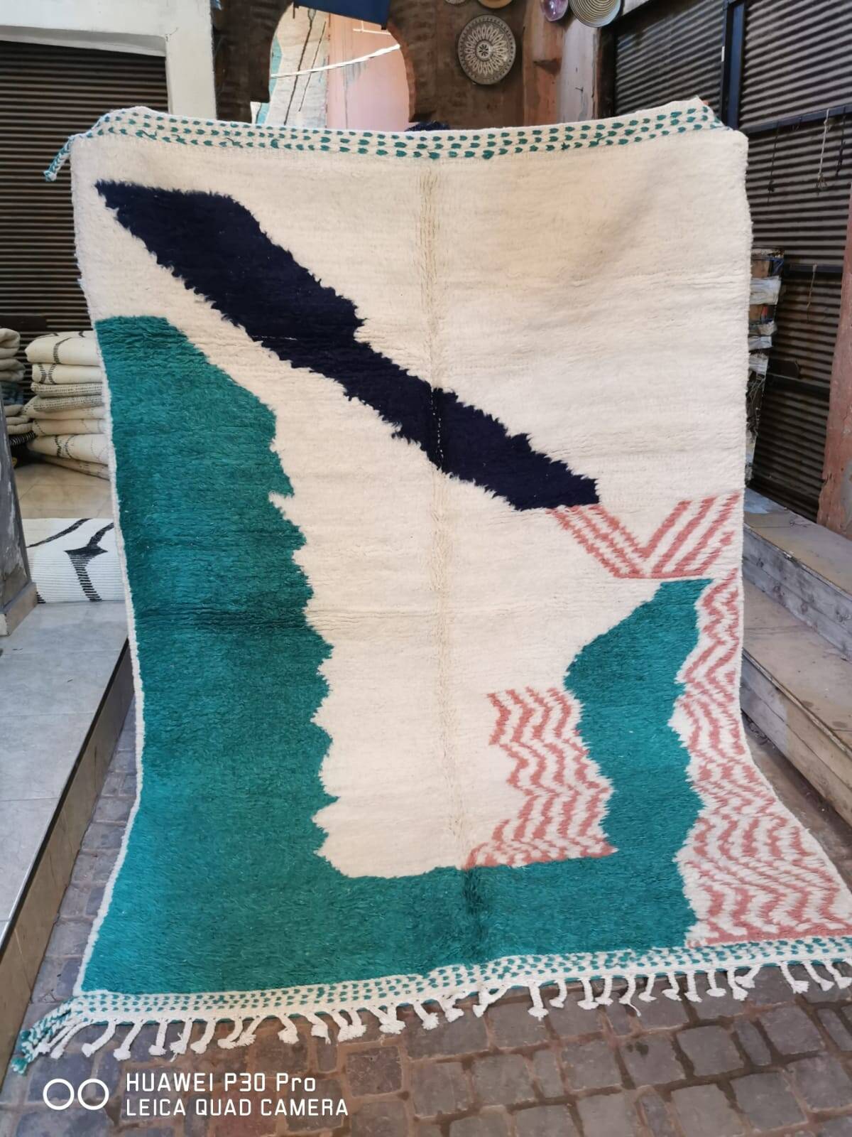 Beni Ouarain Berber rug artistic line 3*2m
