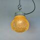 Vintage white porcelain pendant light, 1970s