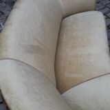 Asymmetric Organic 50s sculptural sofa