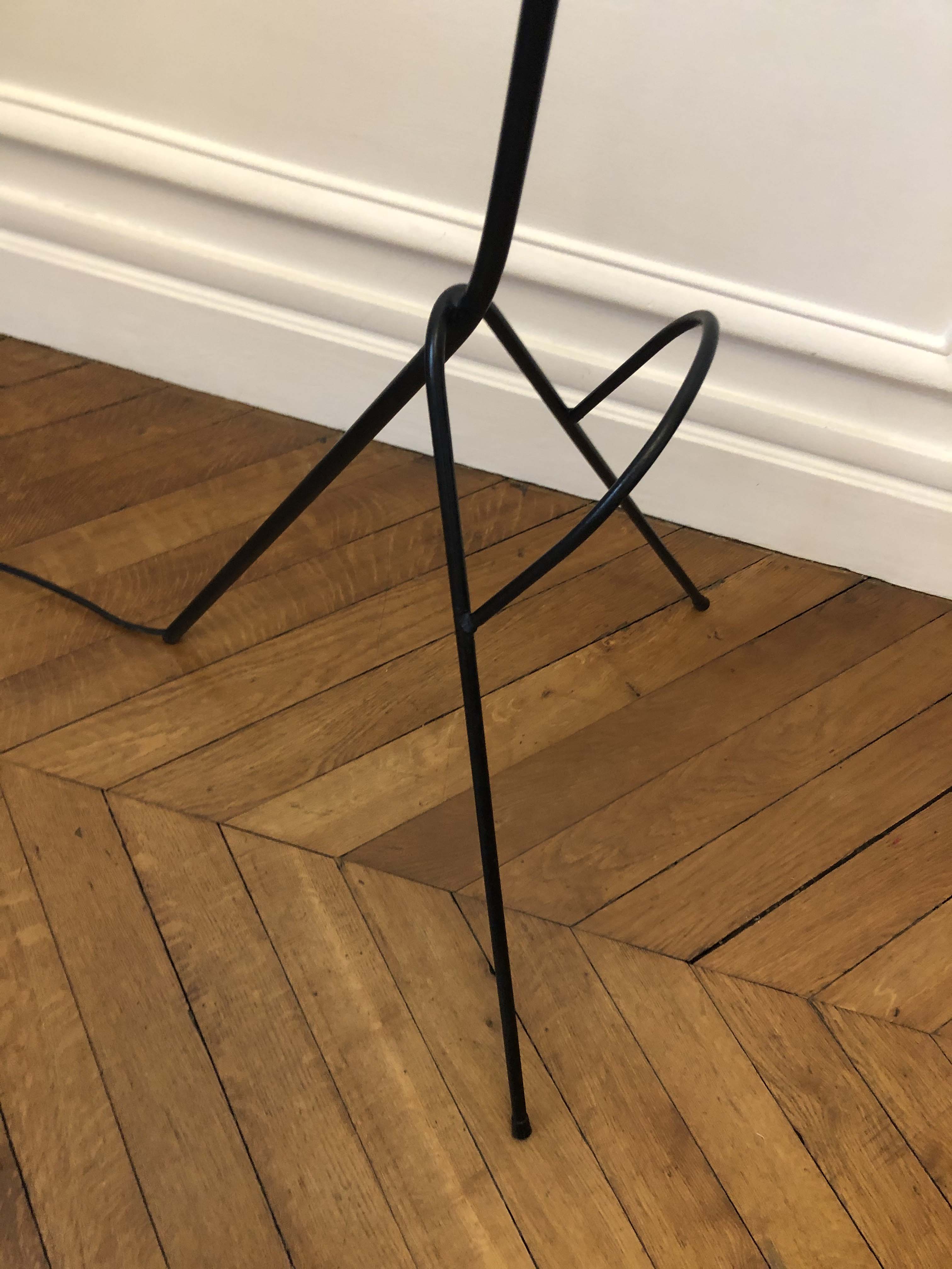 Tripod lamppost with magazine rack and defal day diabolo 1950