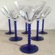 6 Martini glasses