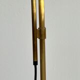 Florian schulz mid-century adjustable floor lamp in full brass, 1970