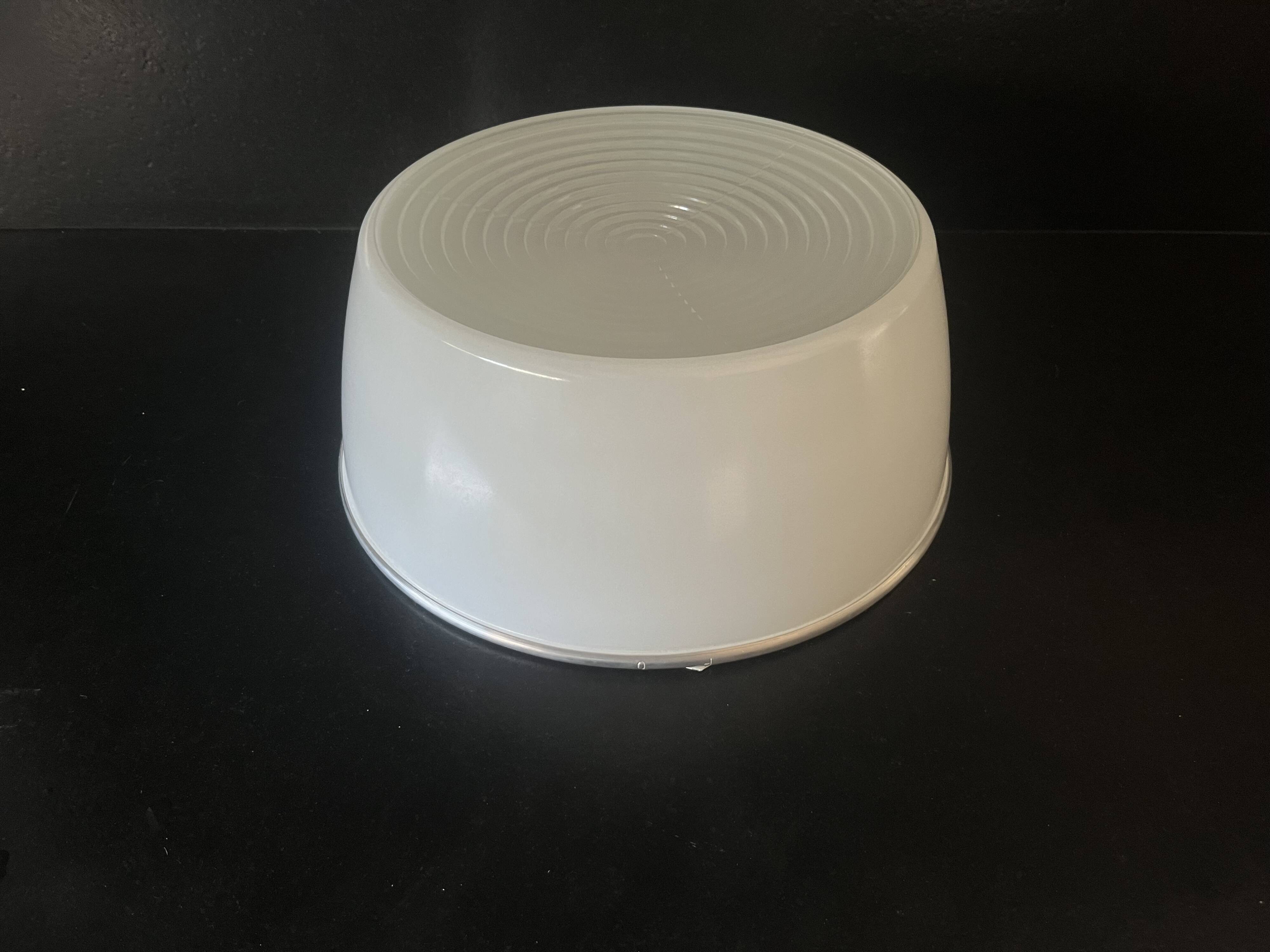 Holophane glass ceiling light