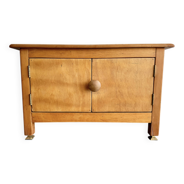 Vintage Low Bedside Cabinet