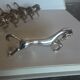 Set de 6 portes couteaux chevaux en chrome argenté- vintage