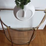 Console table gold