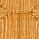 Suite de 4 chaises traîneau en orme et paille Maison Regain
