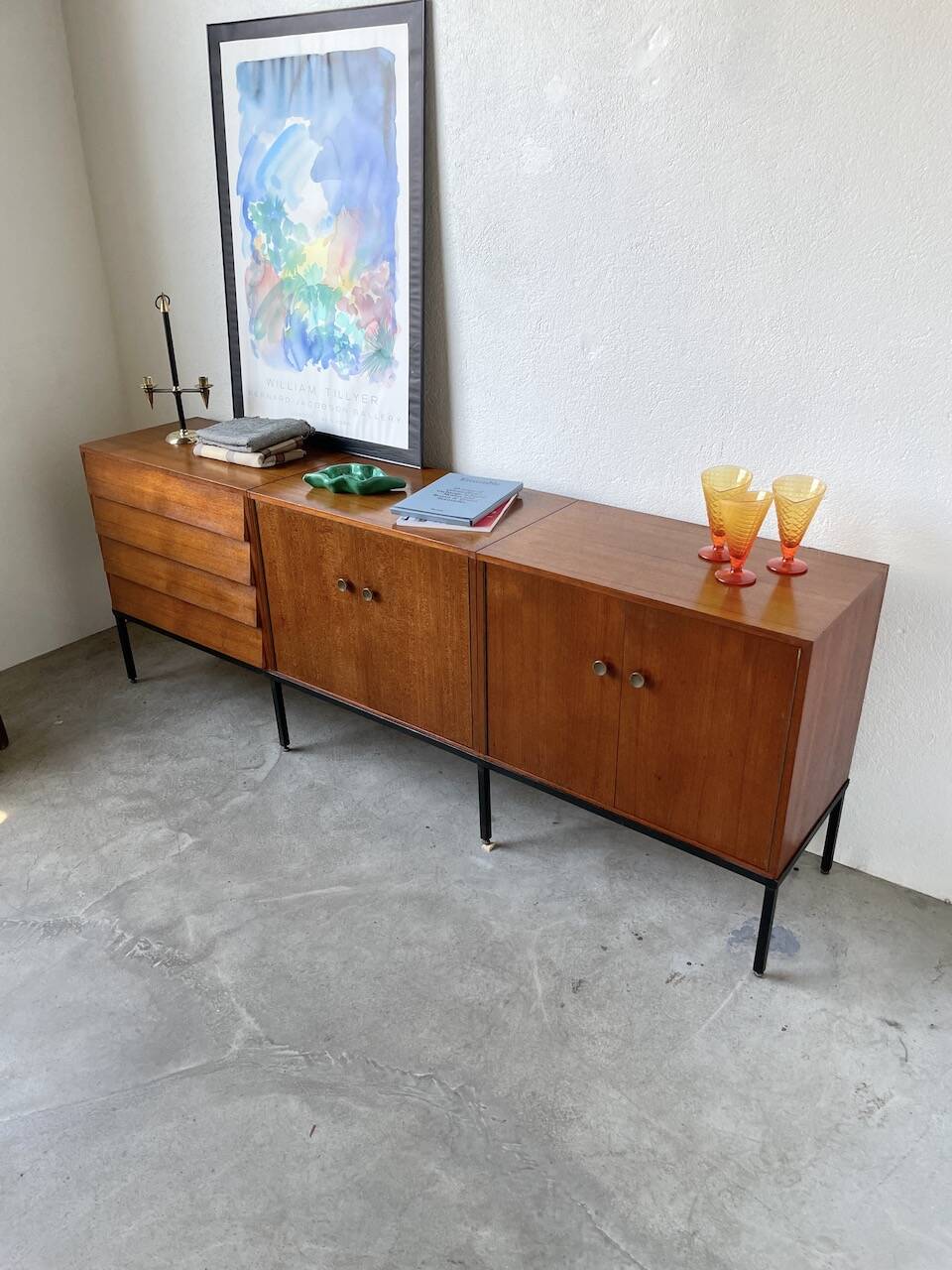 Vintage 50s modernist sideboard