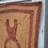 Ethnic carpet in vegetable fibers 47x148cm