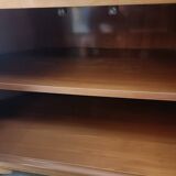 Corner TV cabinet in solid cherry