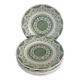 6 vintage dessert plates in Fine Ware earthenware