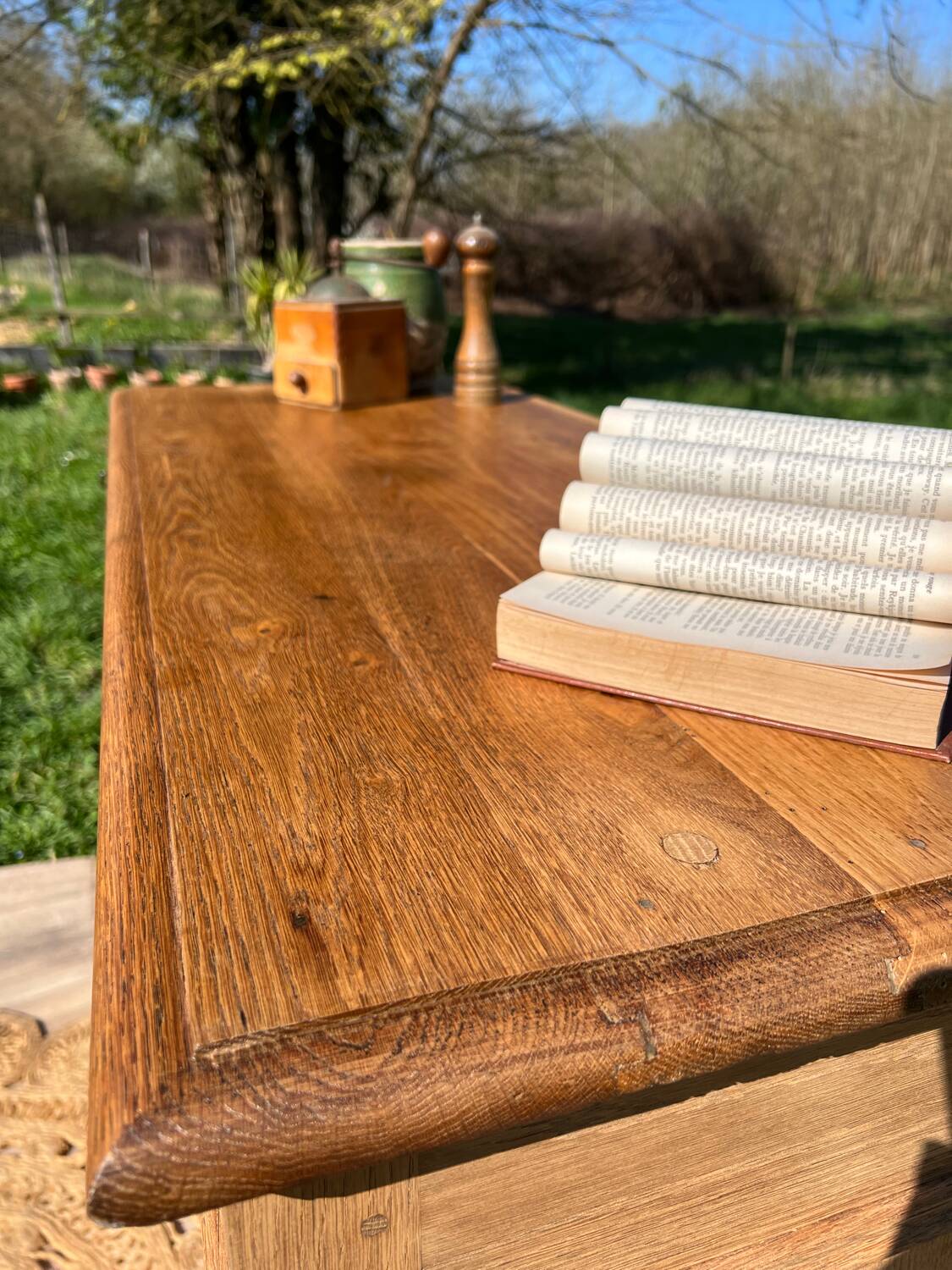 Art Deco light oak sideboard