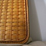 Vintage wicker tray