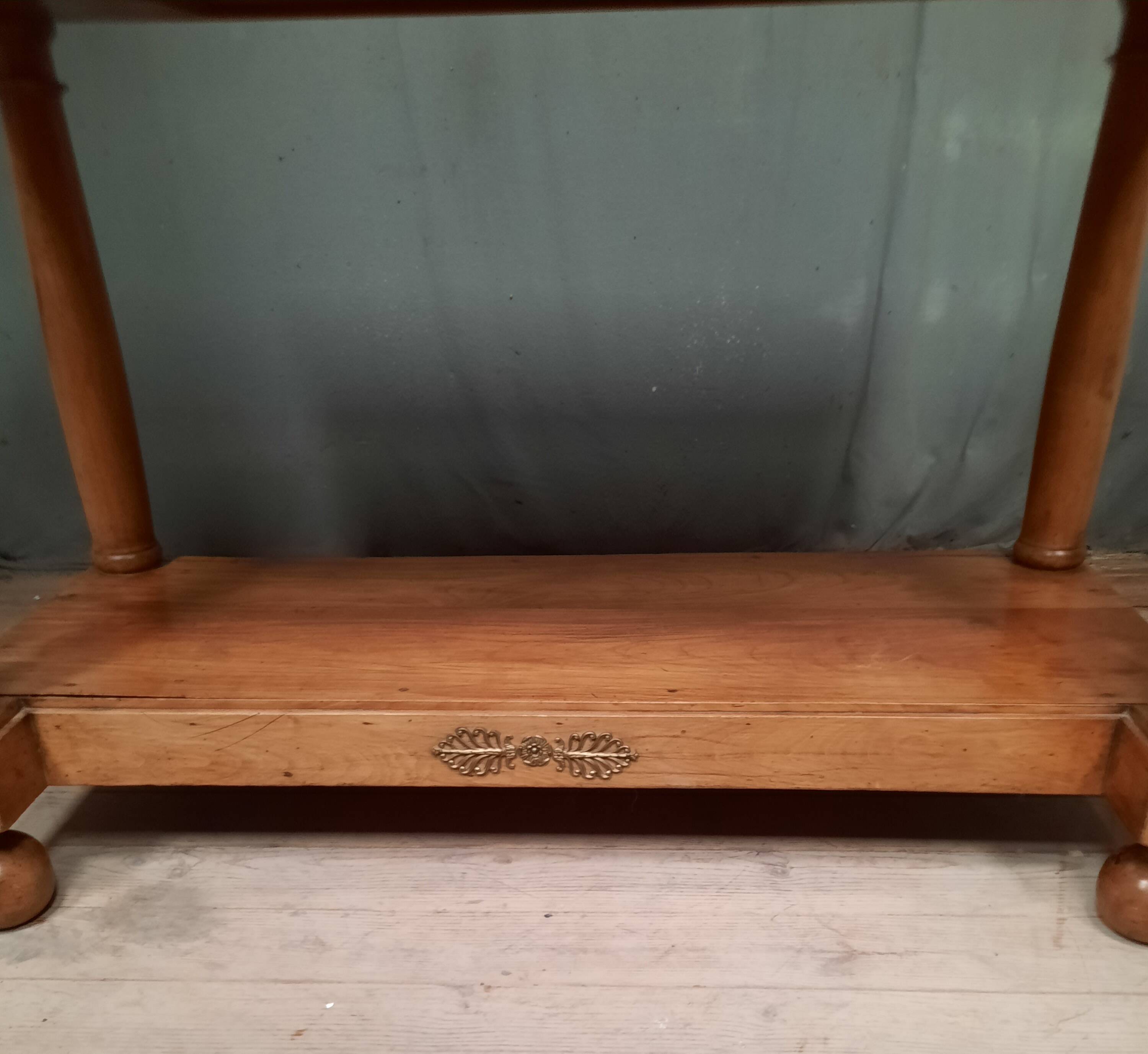 Console empire à colonnes