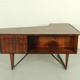 1960s Peter Løvig Nielsen 'Boomerang' Desk Hedensted Møbelfabrik