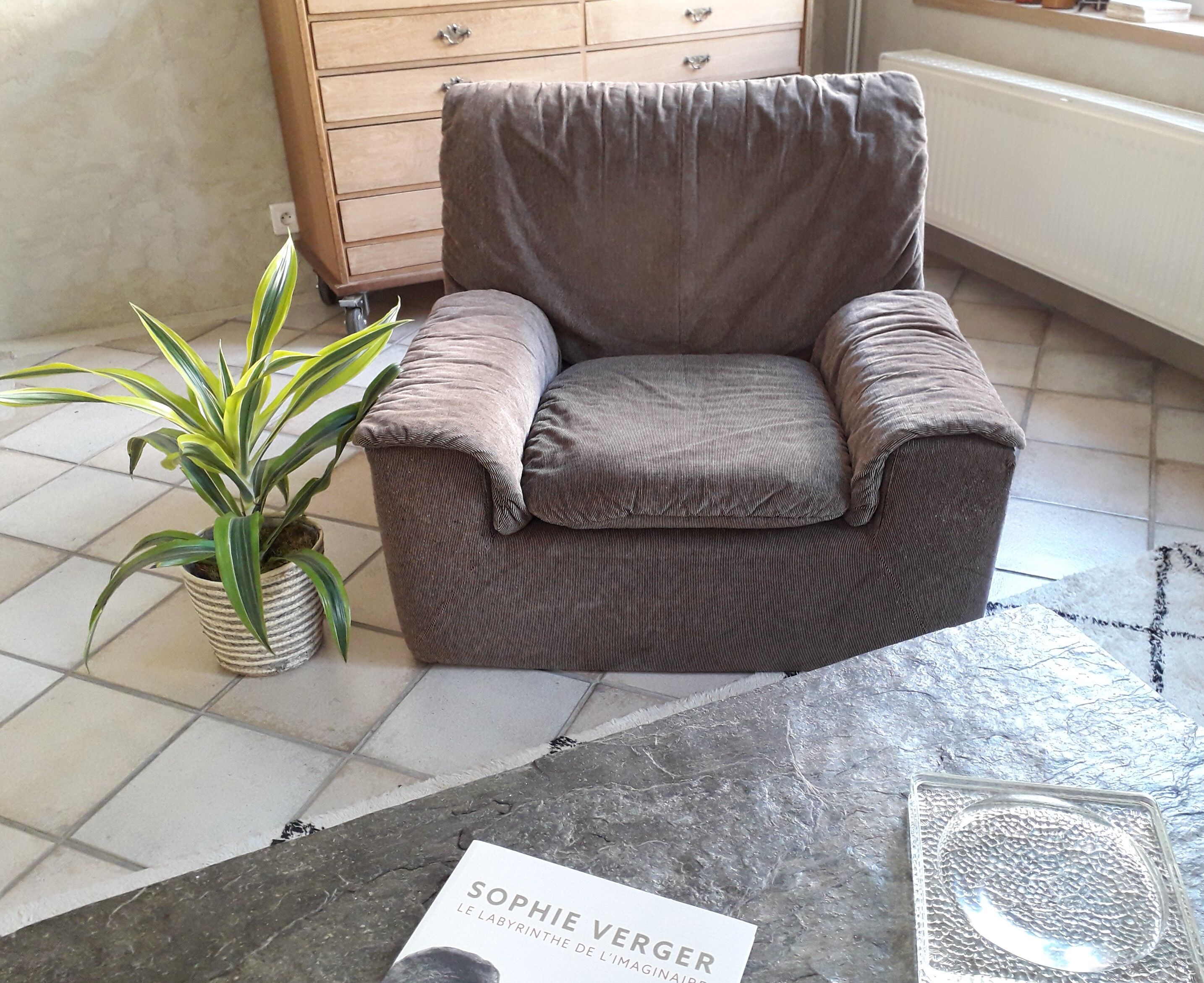 Cinna armchair model Kirk 70s