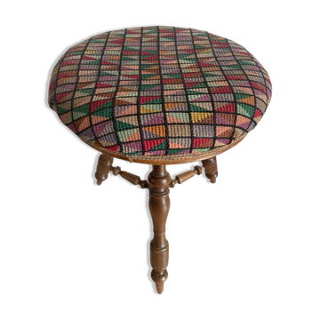 Tabouret de piano Antique
