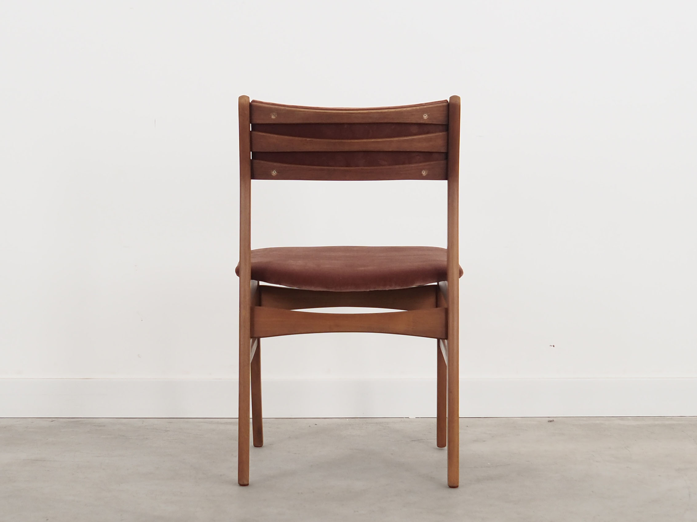 Set of six beech chairs, Danish design, 70s, made in Denmark